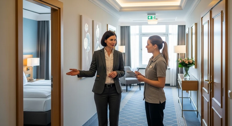Erfahrenes Housekeeping-Team im Hotelbetrieb